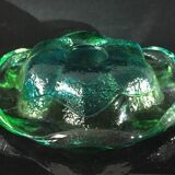 Grand cendrier bleu vert type Daum
