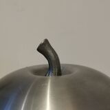 Seau à glace vintage made in italie en aluminium phytomorphe forme de pomme