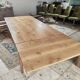 Table de ferme en chêne massif 200x100 avec sa rallonge de 60x100