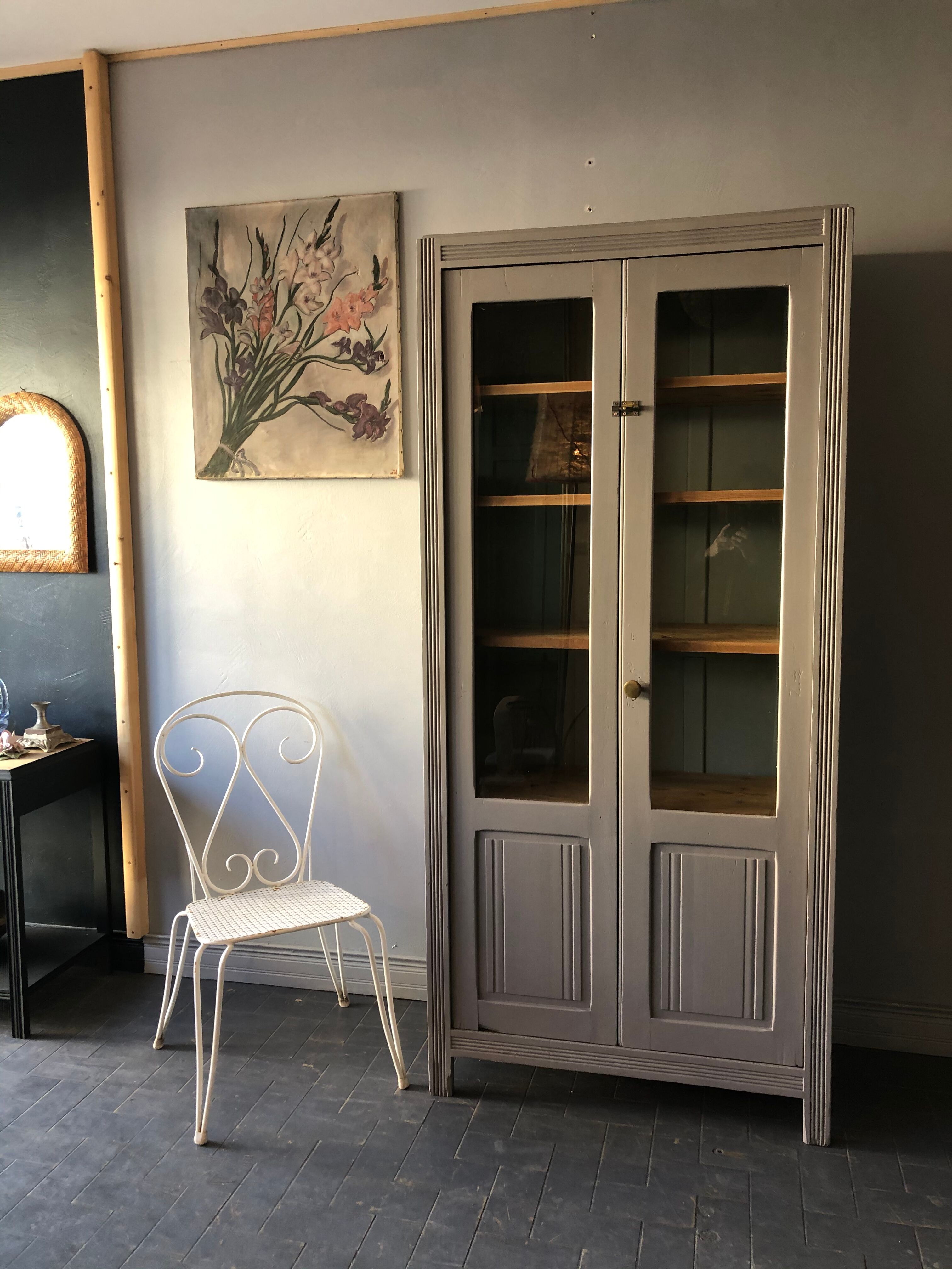 Glass-glazed Parisian wardrobe