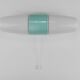 Wilhelm Wagenfeld Bauhaus Turquoise Double Sconce Wall Light, Germany, 1950