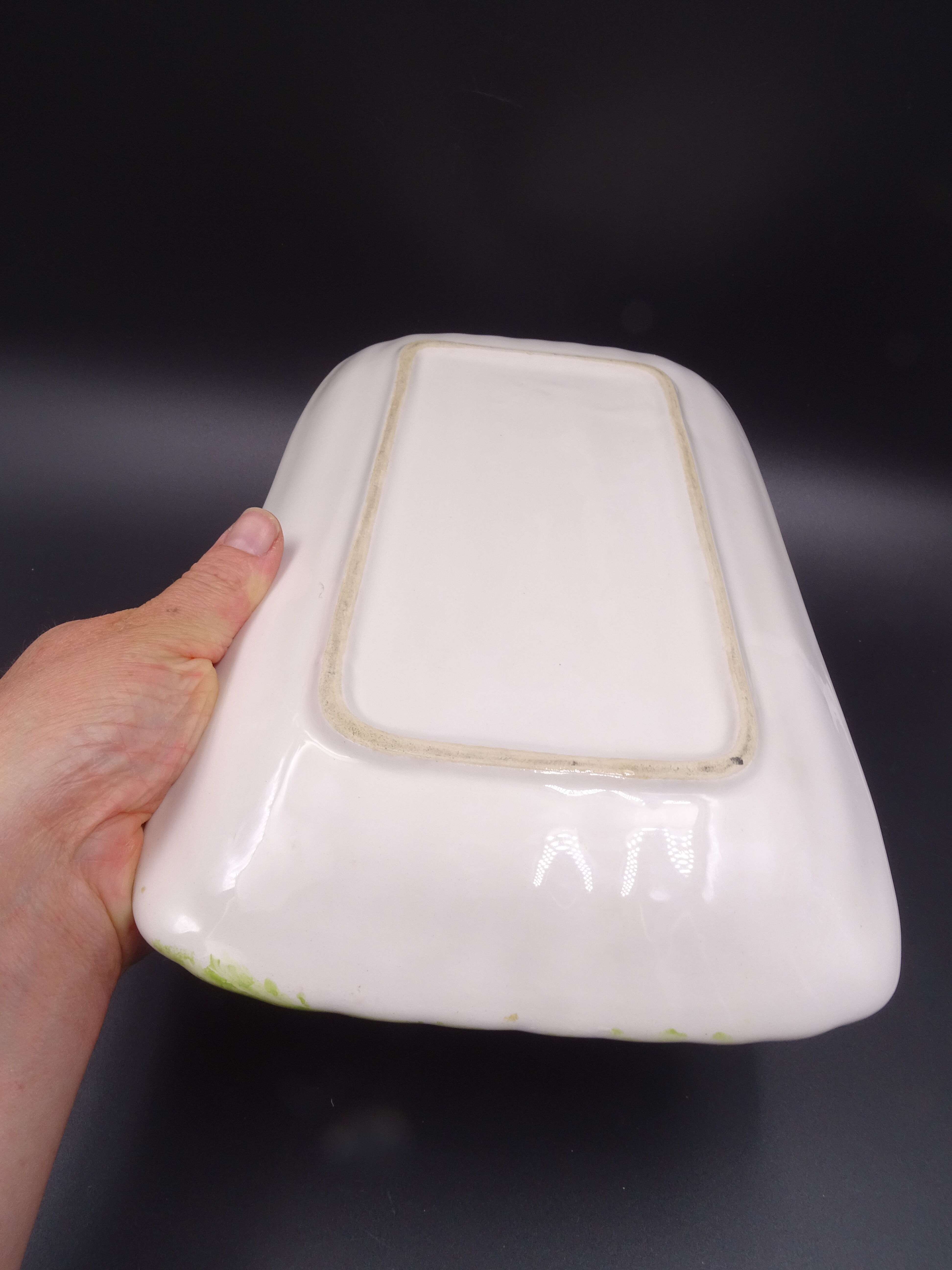 Asparagus dish in bubble