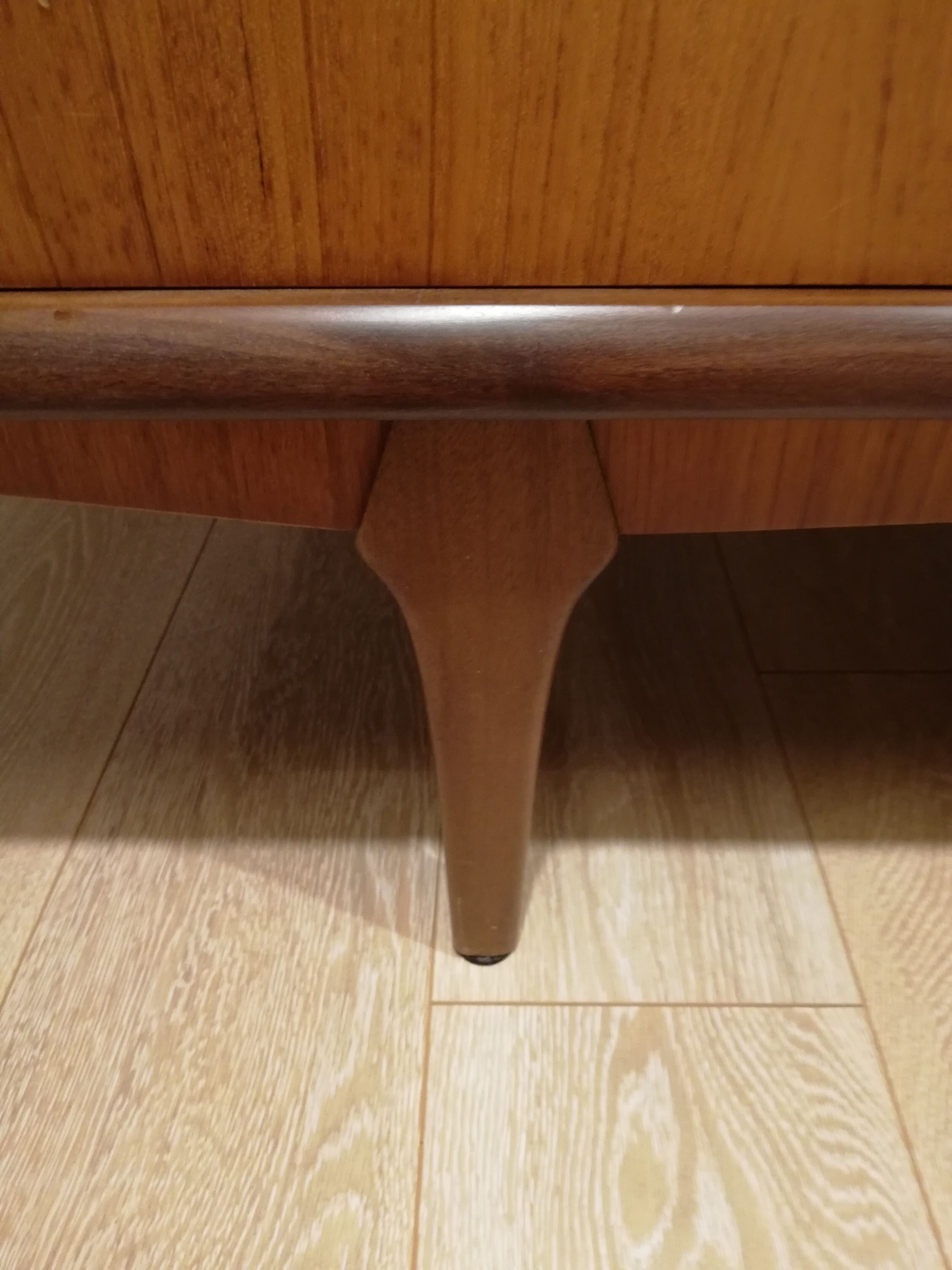 Scandinavian line in vintage teak