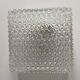 Plafonnier en verre ciselé des années 60