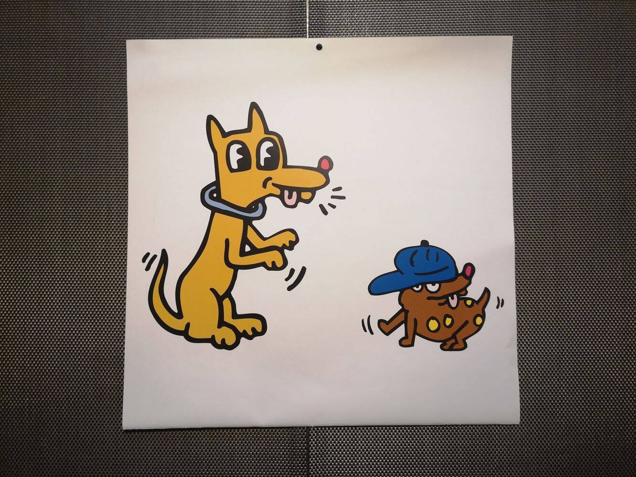 Illustration by Keith Haring - 'Animals' series - 1/12