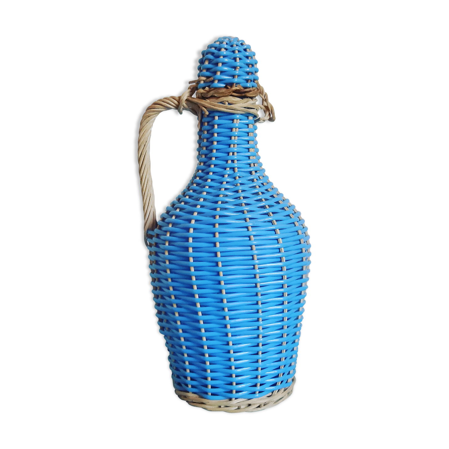 Scoubidou bottle from the 60