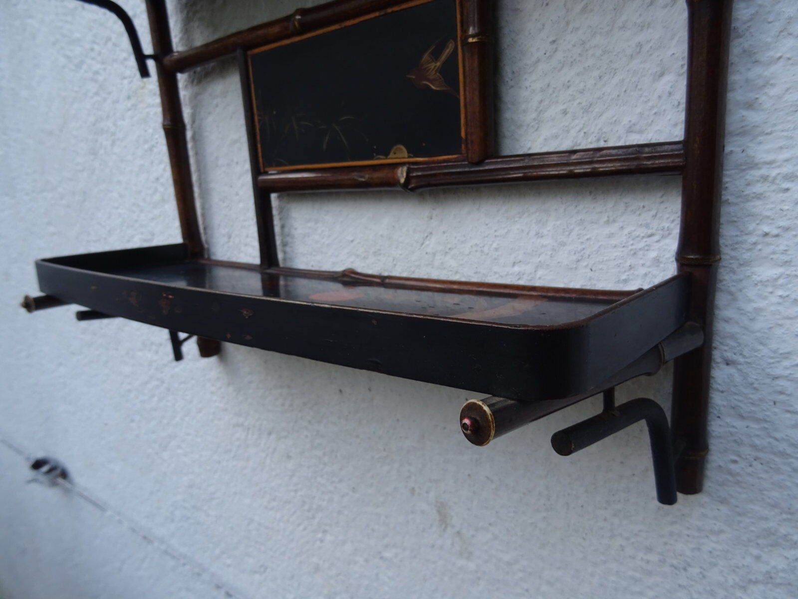 Napoleon 3 lacquered wooden wall shelf