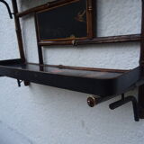 Napoleon 3 lacquered wooden wall shelf