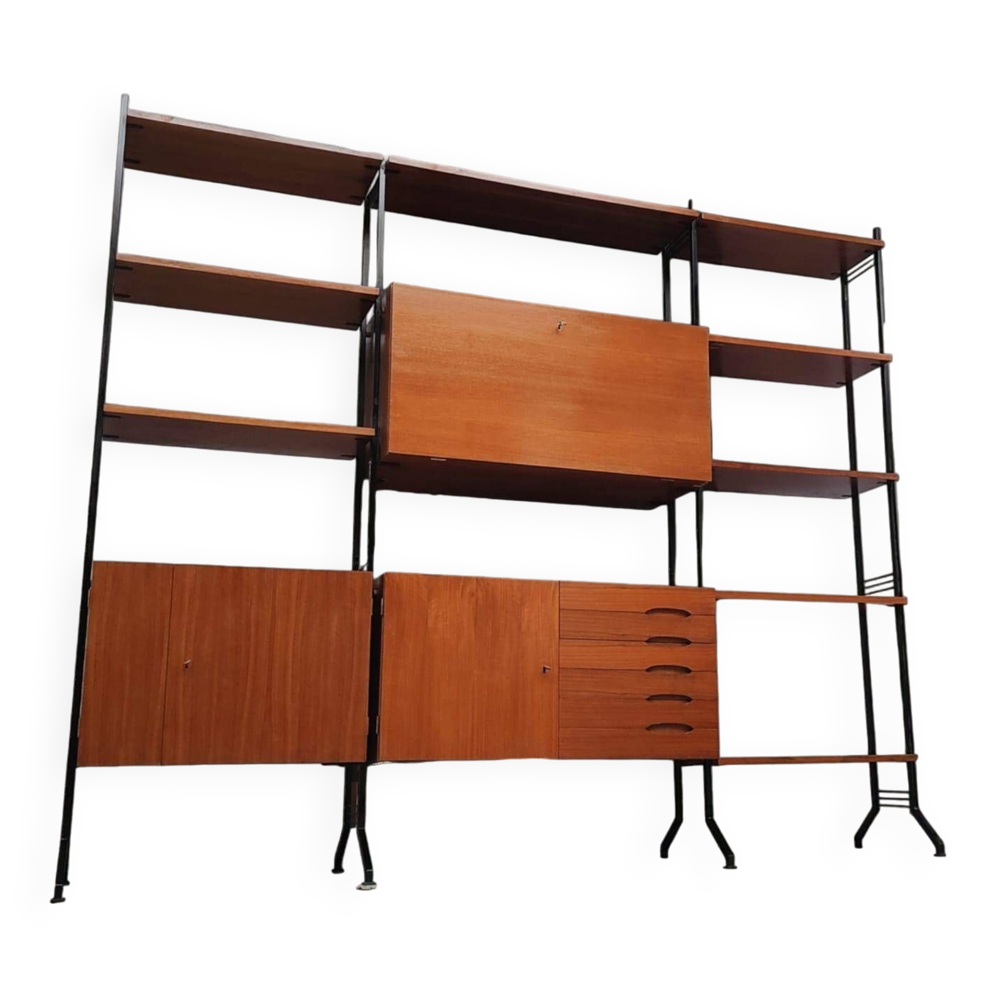 Système mural du milieu du siècle