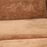 70s modular sofa, light brown velvet
