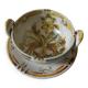 Old bowl and its ceramic saucer from Quimper