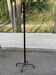 Vintage industrial coat rack in black steel