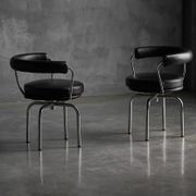 LC7 chairs by Charlotte Perriand, Le Corbusier and Pierre Jeanneret, 1980s