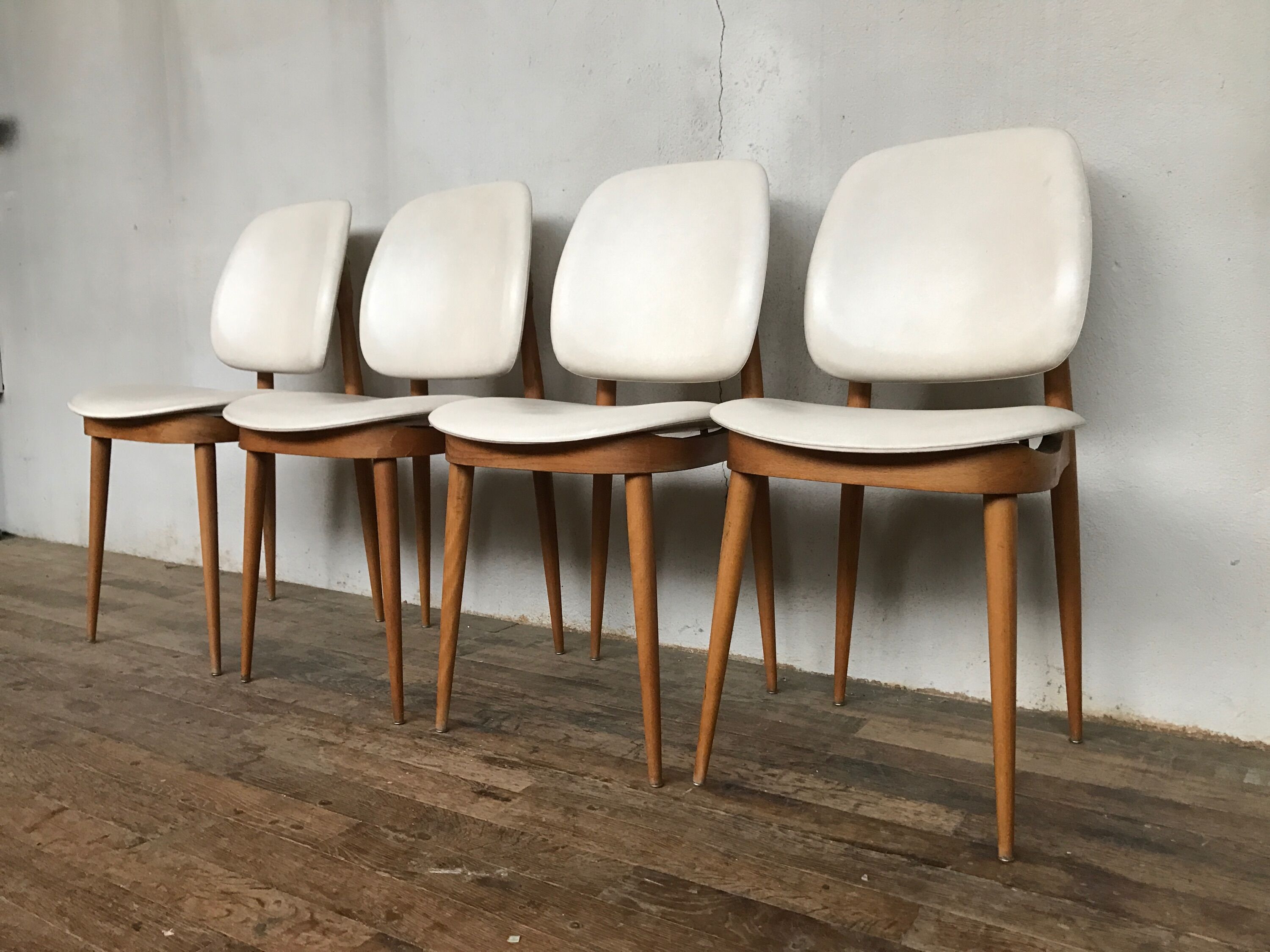 4 chairs vintage baumann