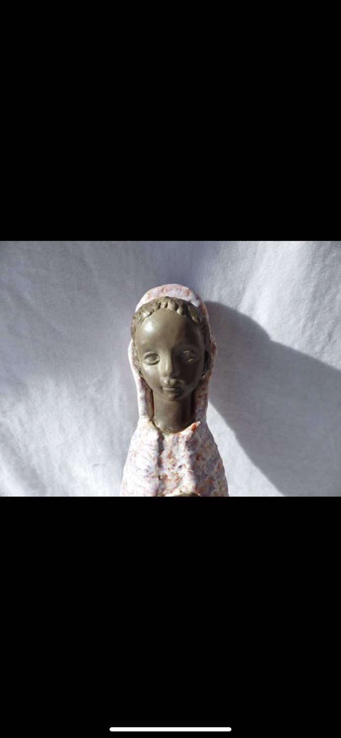 Sculpture Vierge à l’enfant