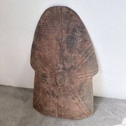 "Glagwa" shield embossed metal Cameroon 20th century