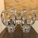 Pair of bedside lamps