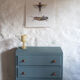 Commode bleue