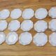 15 Assiettes en verre opalescent Macbeth Evans American Sweetheart Monax