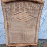 1960s rattan armchair