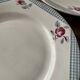 4 flat plates digoin & sarreguemines model "yves"