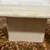 Travertine coffee table from the 70s