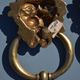 4 antique lion head furniture handles from La Samaritaine.