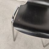 6 chaises plywood et chrome