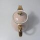 Villeroy & Boch teapot pink and gold signed Lucien Engel