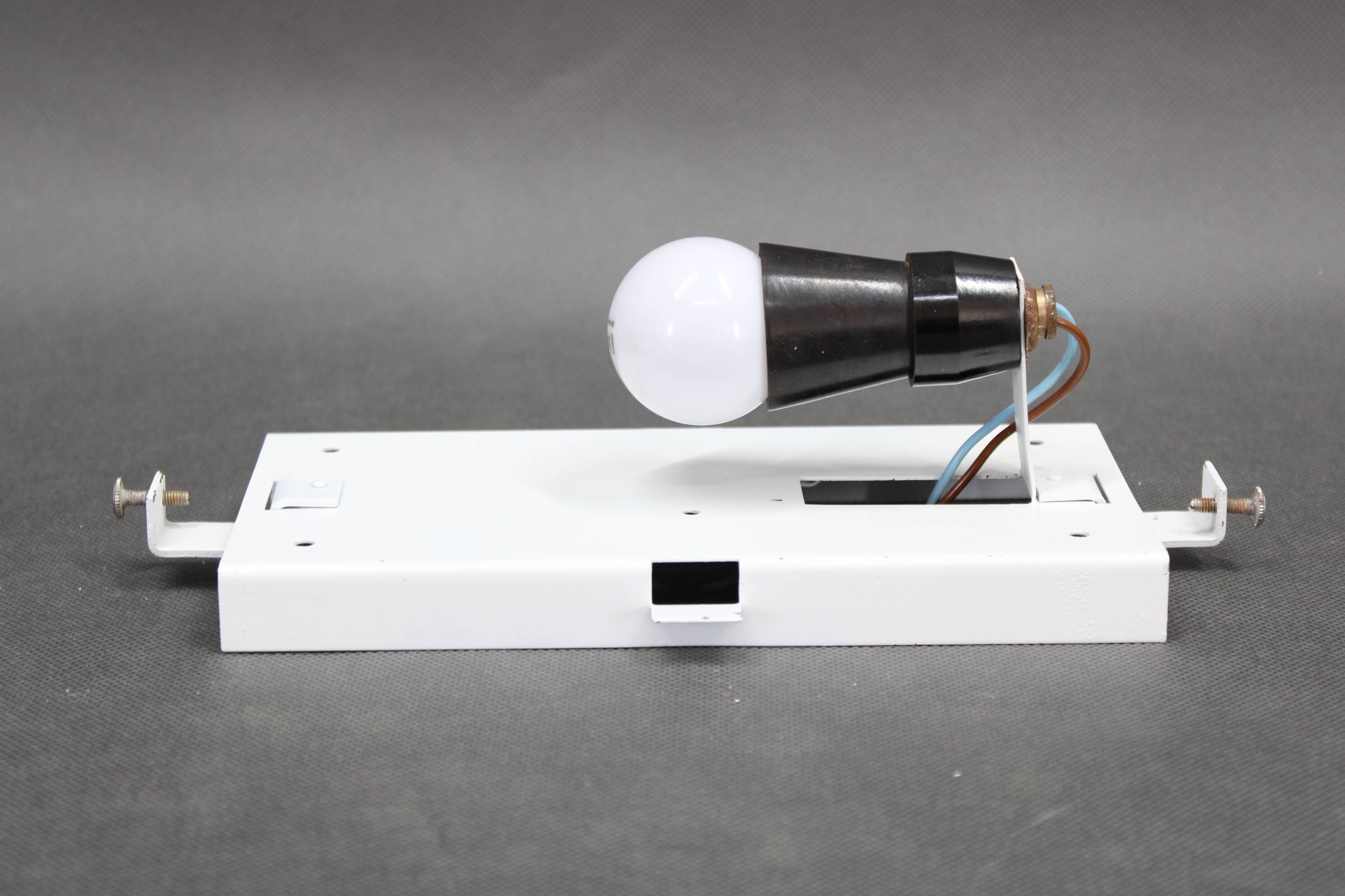 1970s Brutalist Wall Glass Light by Kamenicky Senov, Czechoslovakia