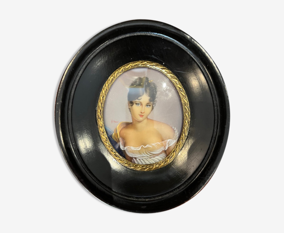 Miniature: portrait of Mme Récamier