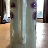 Old iris slip pitcher
