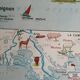 Vintage school map mdi FRANCE Corsica Massif Central