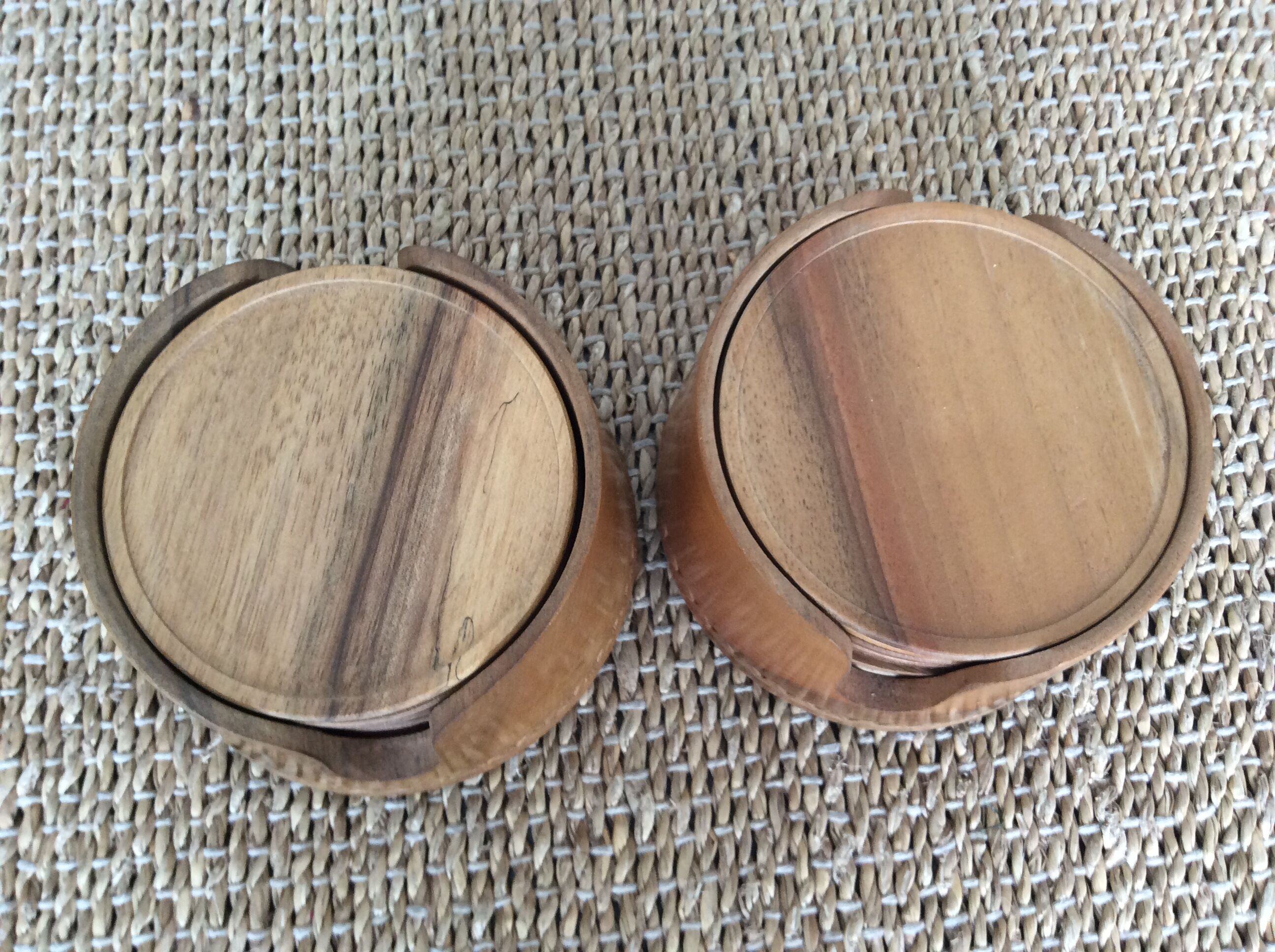 Wood coasters