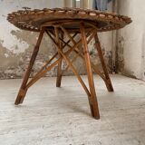 Table basse rotin « soleil »