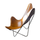 Butterfly AA armchair chrome/leather