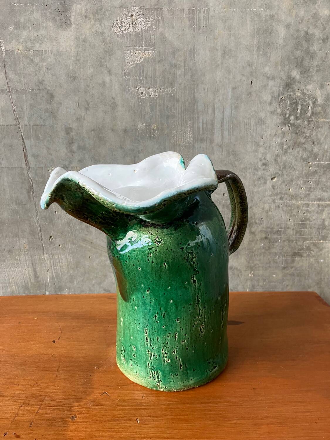 Vintage ceramic pitcher