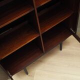 Mahogany showcase, Danish design, 1970s, production: Denmark