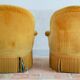 Fauteuils crapaud velours