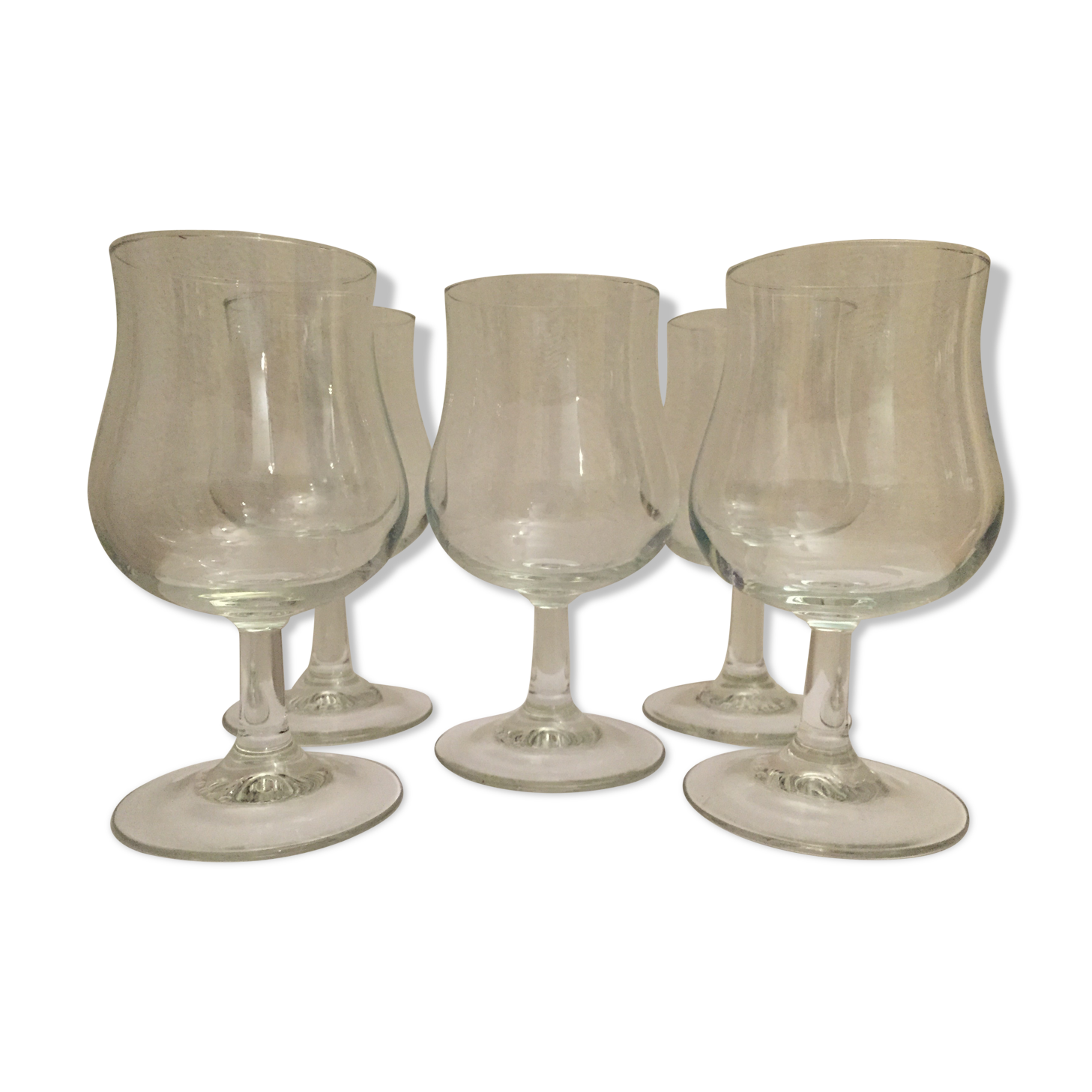 Set of 5 glass
