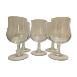 Set of 5 glass