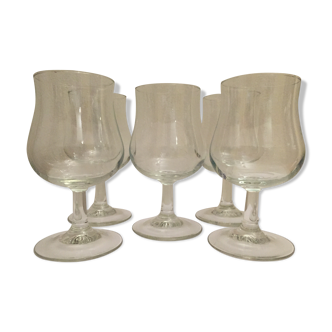 Set of 5 glass