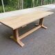 Grande Table de Monastère décapée en chêne massif brut 225cm