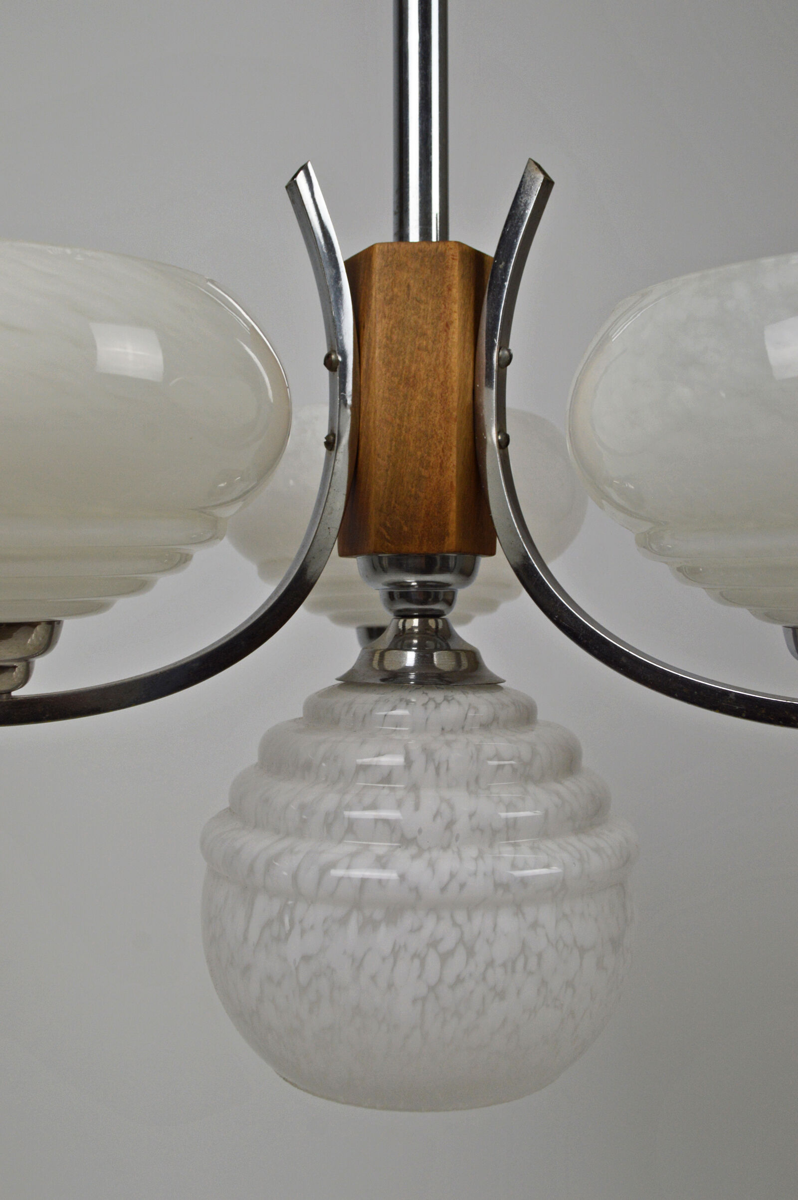 Art deco modernist chandelier, 1940