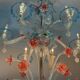 Grand Venetian chandelier in multicoloured Murano glass, circa 1920.