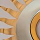 Gold metal ceiling light