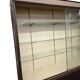 XL vintage wooden display cabinet / sideboard / wall cupboard