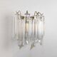 Brass and Murano wall light by Venini by Novaresi