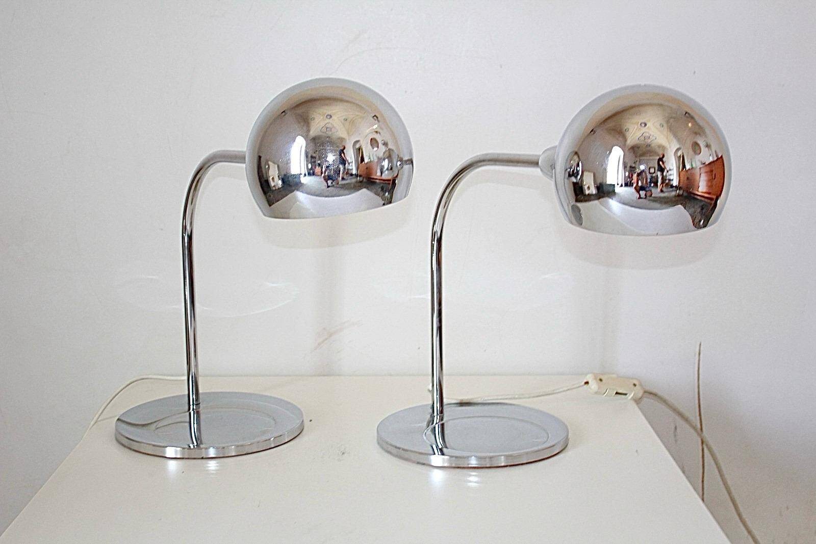 Industrial flexible steel table lamp,  Sergio Asti for Candle, Italy 1960 's