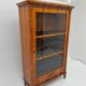 Biedermeier Display Cabinet in Cherry Veneer, Ash Burl, Austria, 1820s